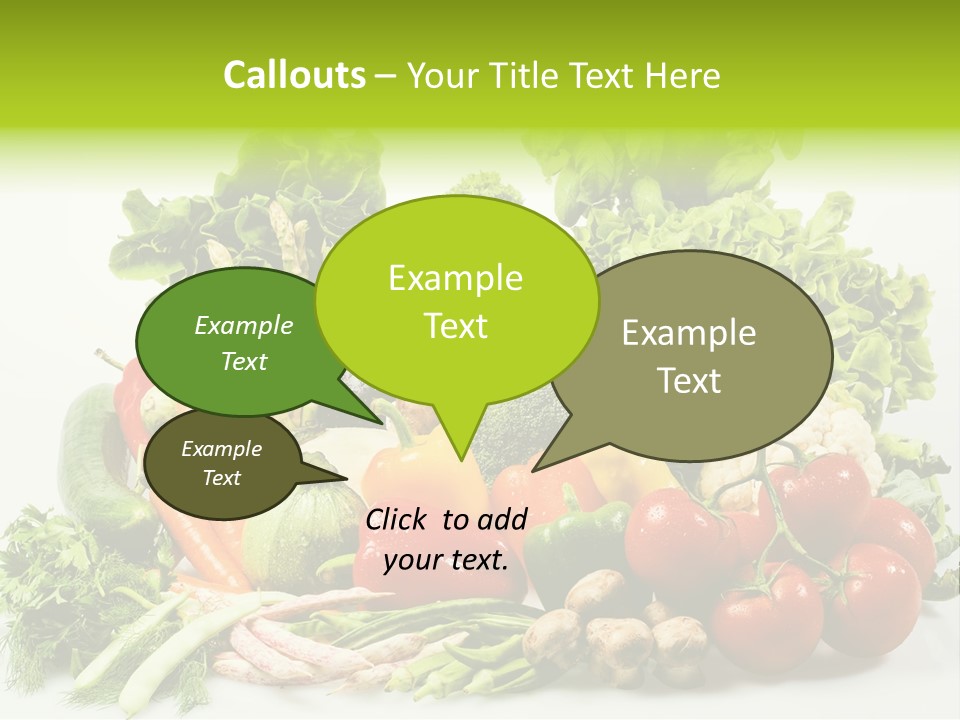 Tomato Onion Lettuce PowerPoint Template