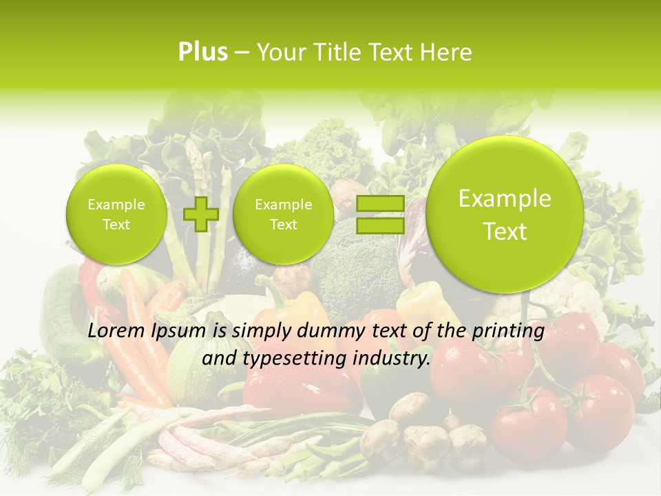 Tomato Onion Lettuce PowerPoint Template