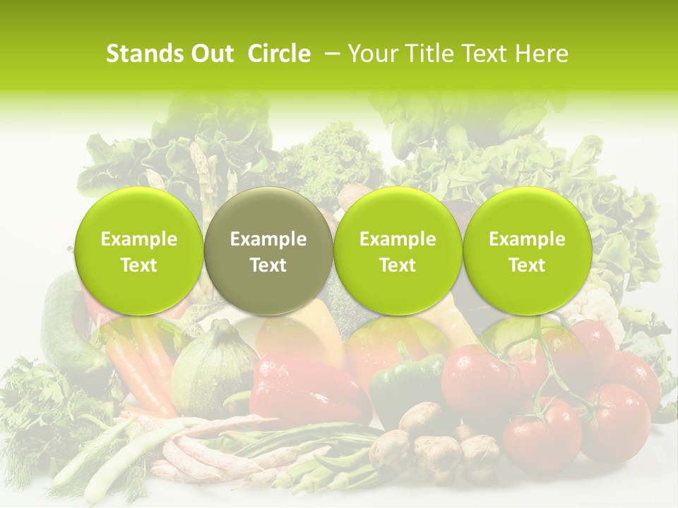 Tomato Onion Lettuce PowerPoint Template