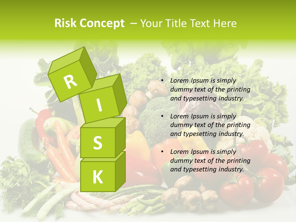 Tomato Onion Lettuce PowerPoint Template