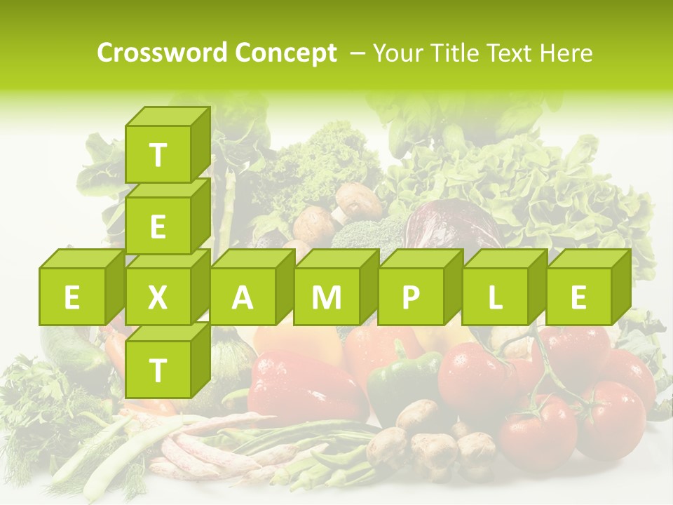 Tomato Onion Lettuce PowerPoint Template