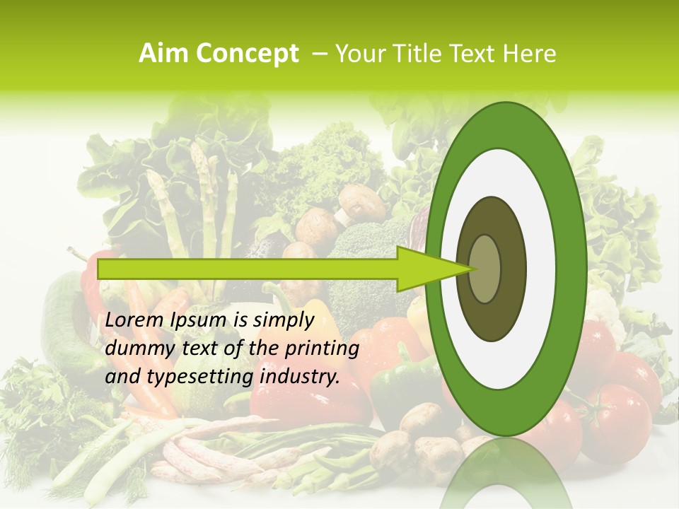 Tomato Onion Lettuce PowerPoint Template