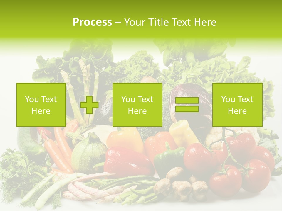 Tomato Onion Lettuce PowerPoint Template