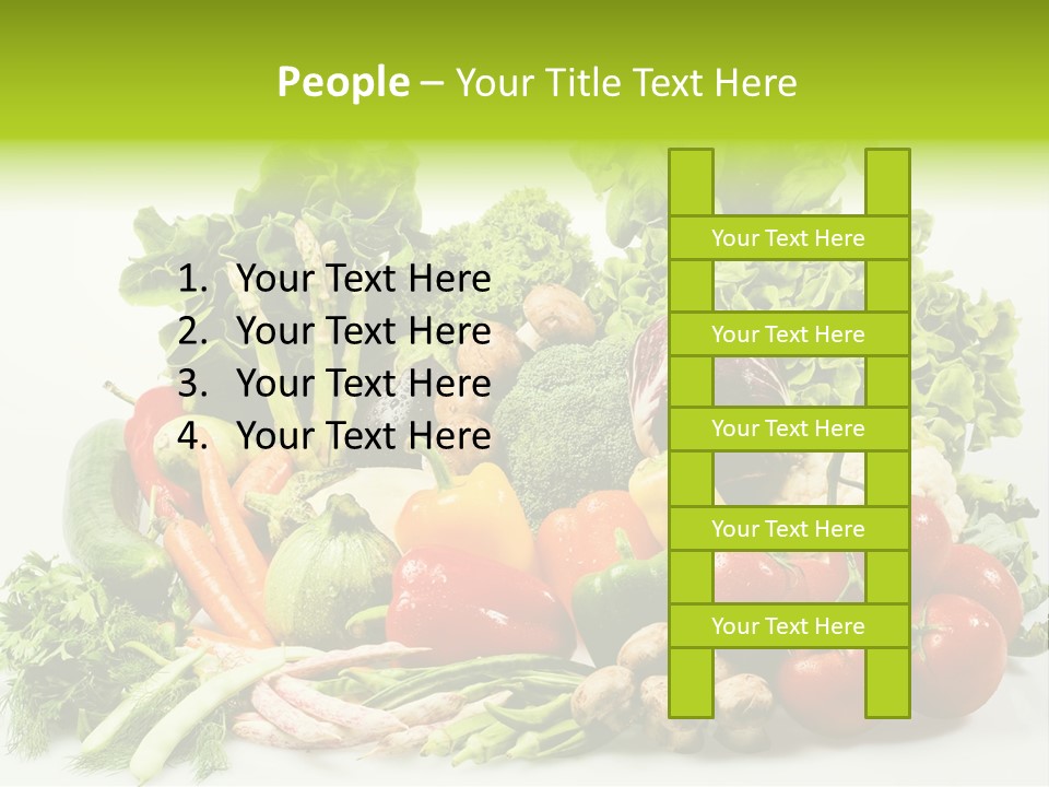 Tomato Onion Lettuce PowerPoint Template