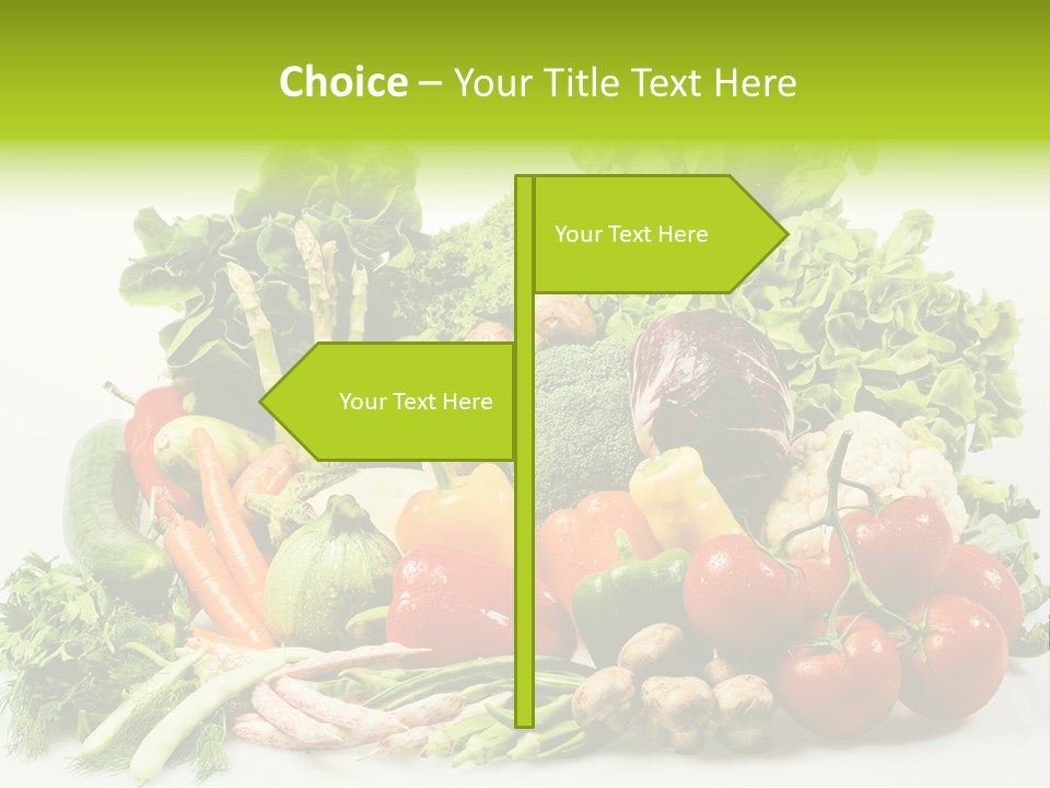 Tomato Onion Lettuce PowerPoint Template