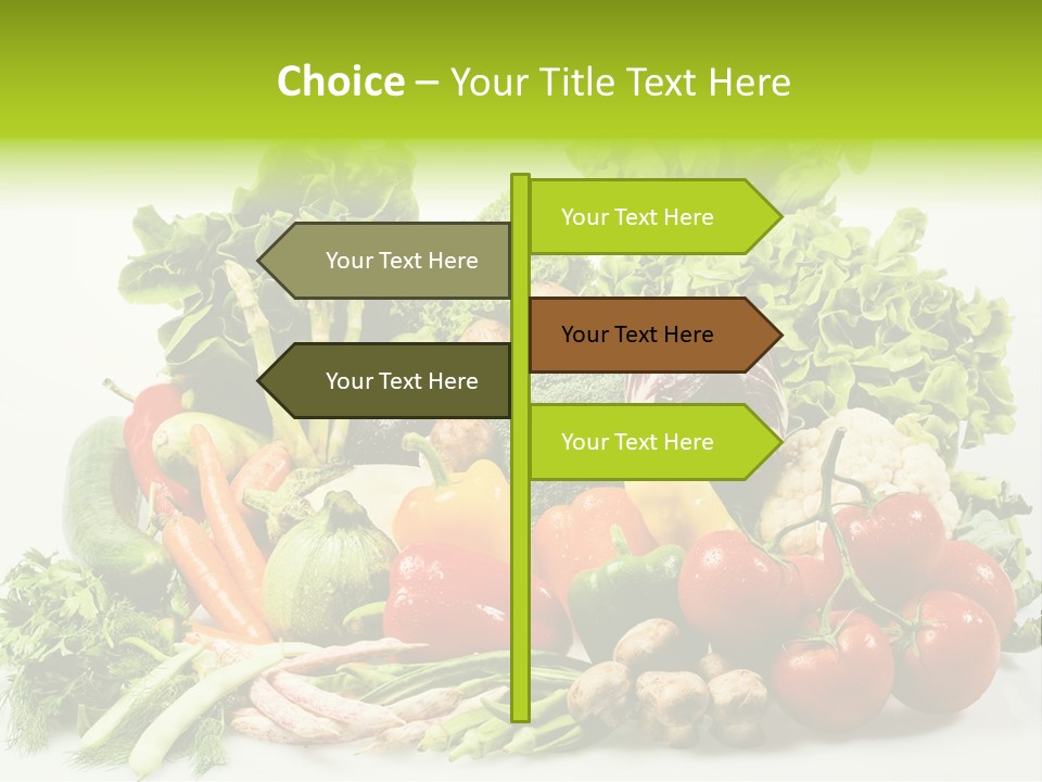 Tomato Onion Lettuce PowerPoint Template