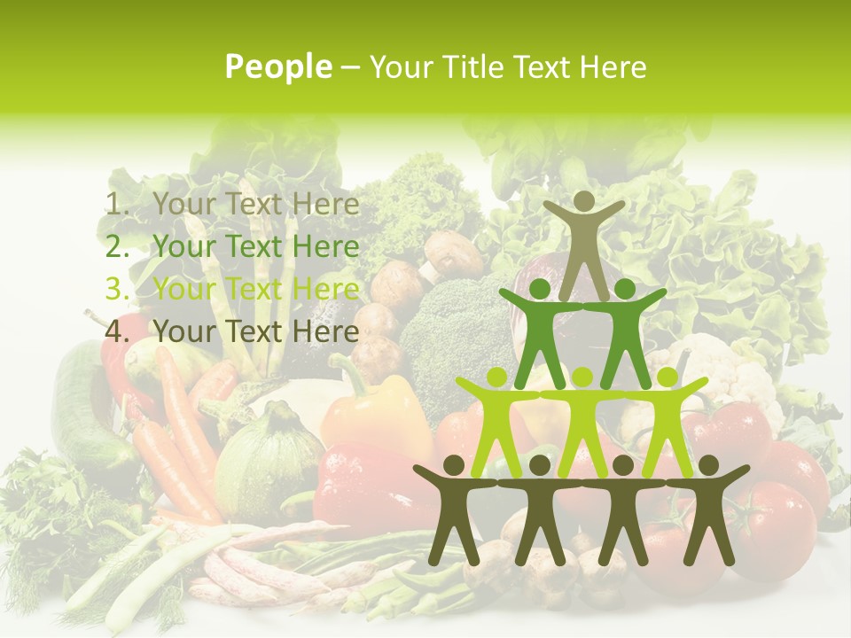 Tomato Onion Lettuce PowerPoint Template