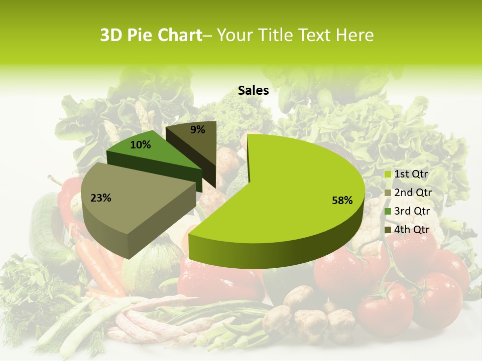 Tomato Onion Lettuce PowerPoint Template