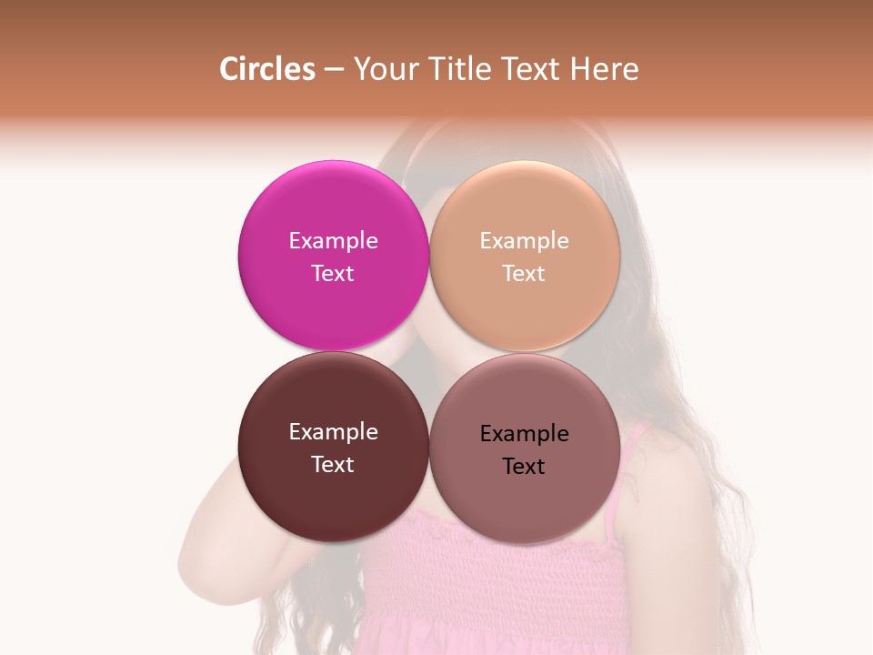 Casual Portrait Little PowerPoint Template