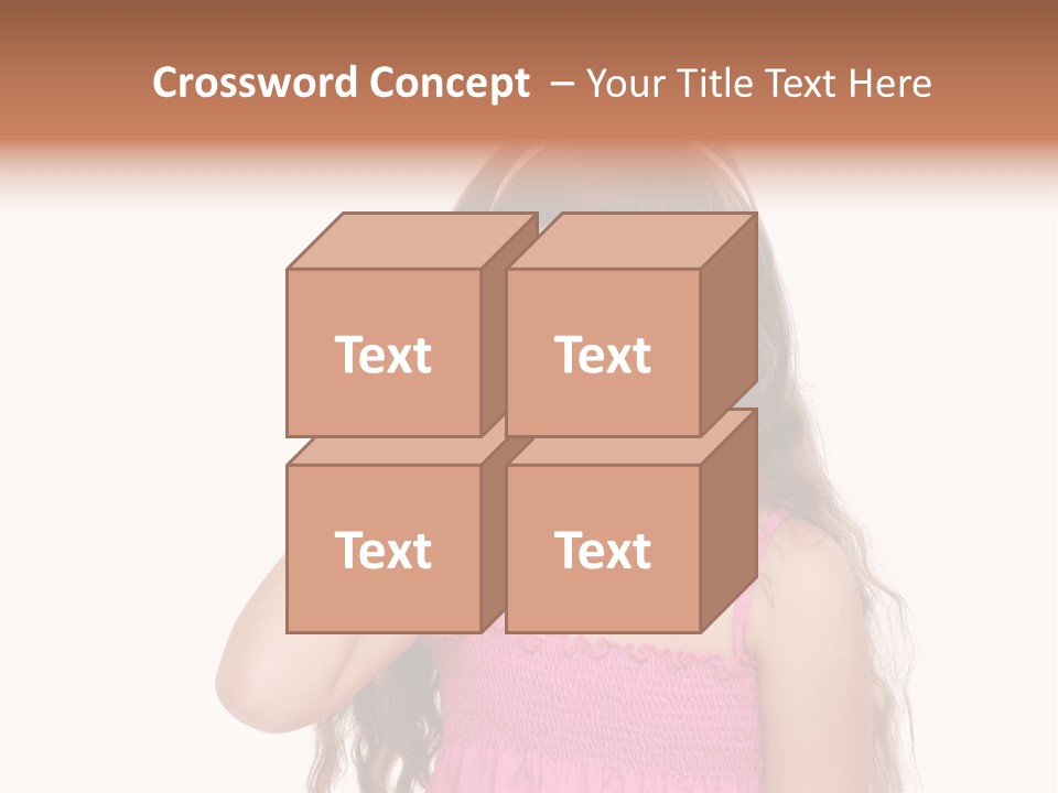 Casual Portrait Little PowerPoint Template