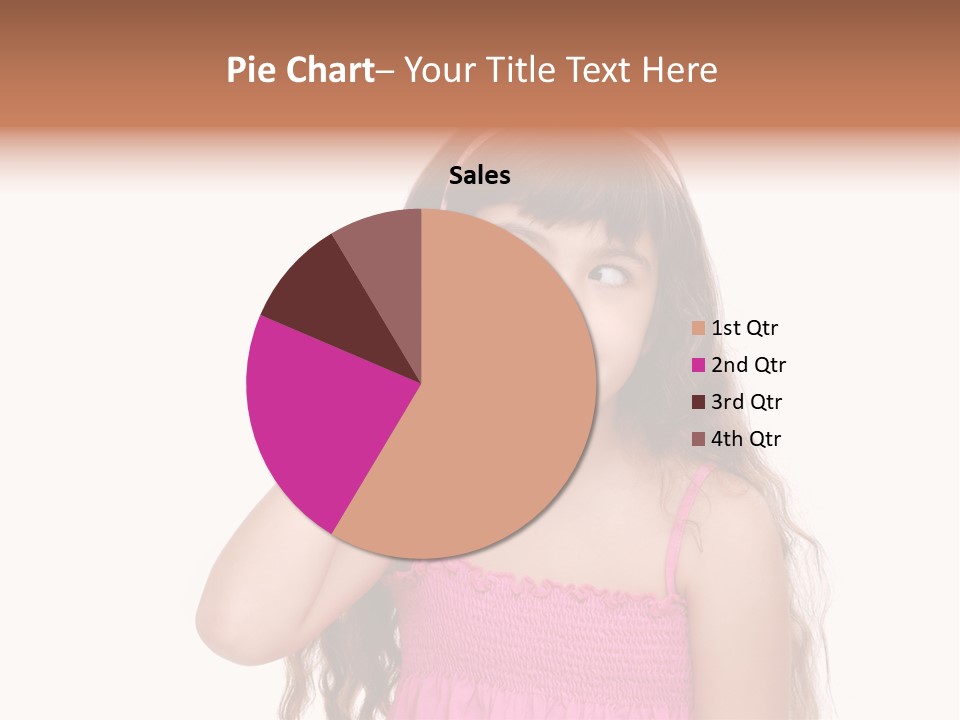 Casual Portrait Little PowerPoint Template