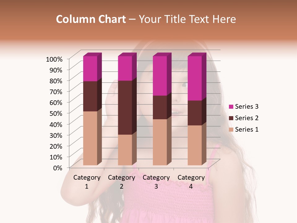 Casual Portrait Little PowerPoint Template