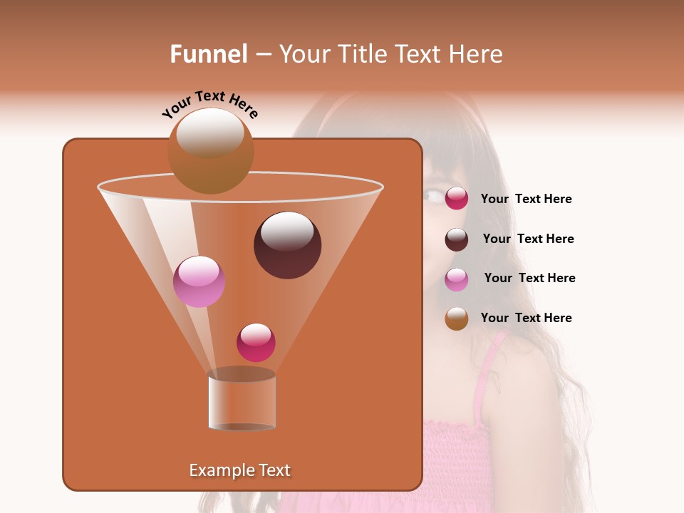 Casual Portrait Little PowerPoint Template