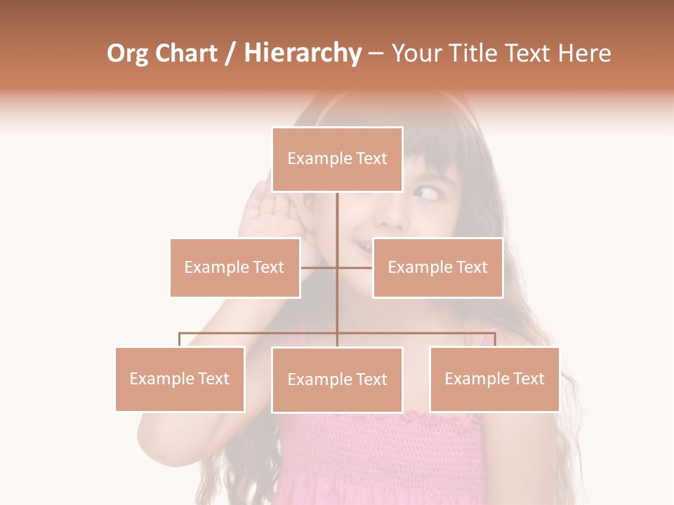 Casual Portrait Little PowerPoint Template