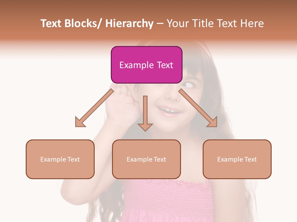 Casual Portrait Little PowerPoint Template