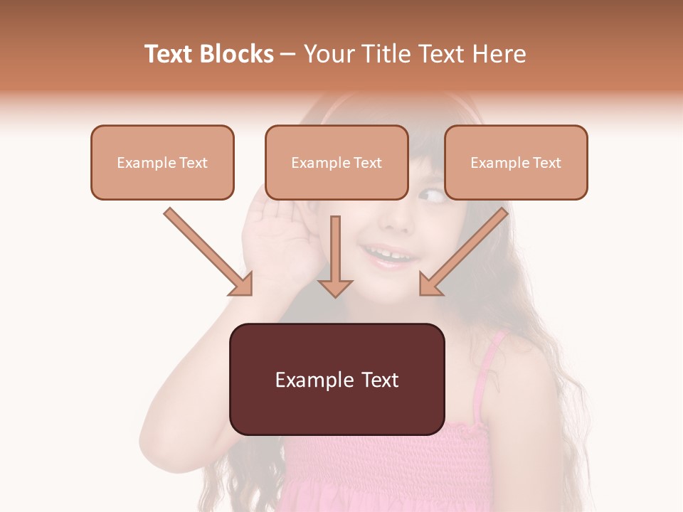 Casual Portrait Little PowerPoint Template