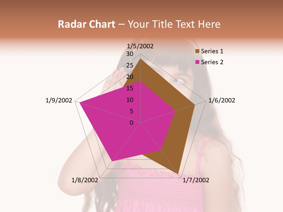 Casual Portrait Little PowerPoint Template