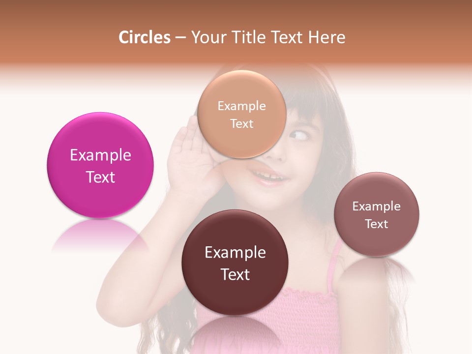 Casual Portrait Little PowerPoint Template