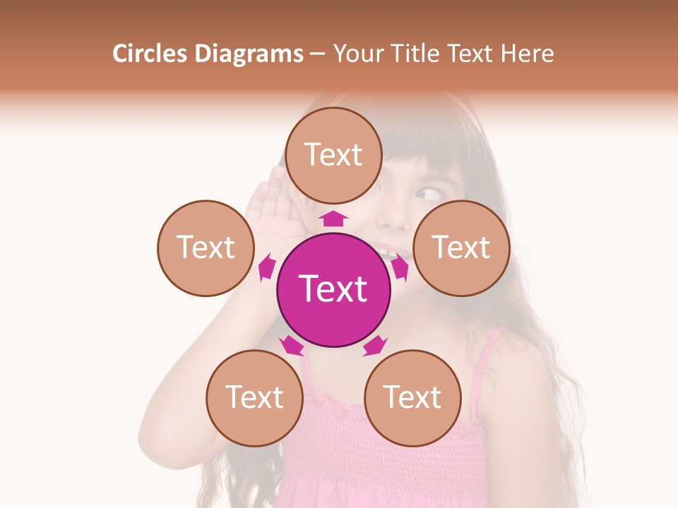 Casual Portrait Little PowerPoint Template