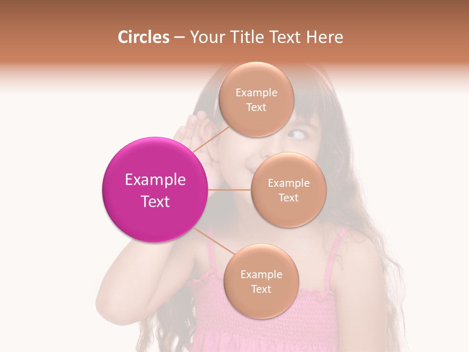 Casual Portrait Little PowerPoint Template