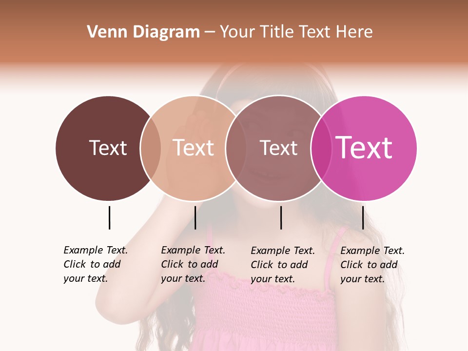 Casual Portrait Little PowerPoint Template