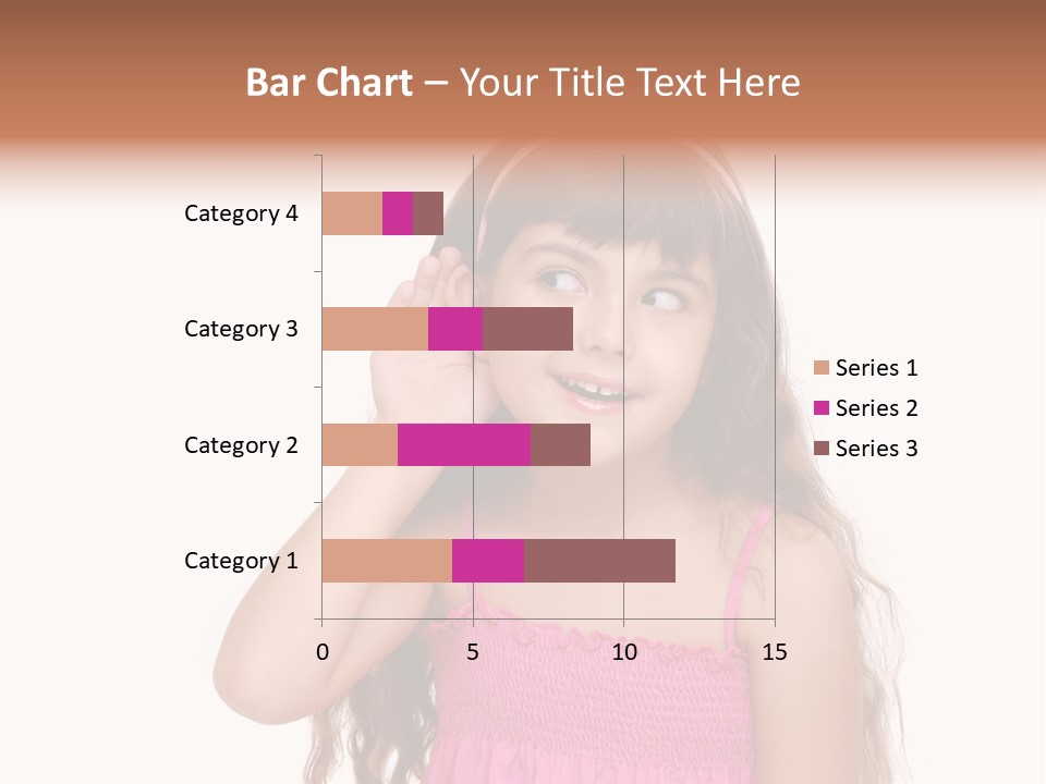 Casual Portrait Little PowerPoint Template