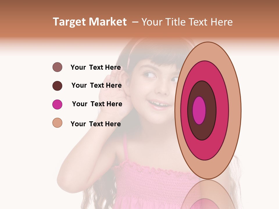 Casual Portrait Little PowerPoint Template