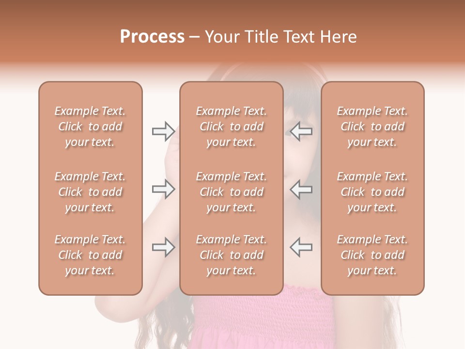 Casual Portrait Little PowerPoint Template