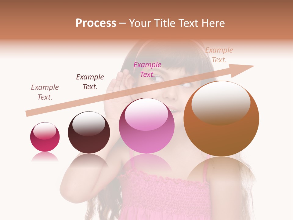 Casual Portrait Little PowerPoint Template