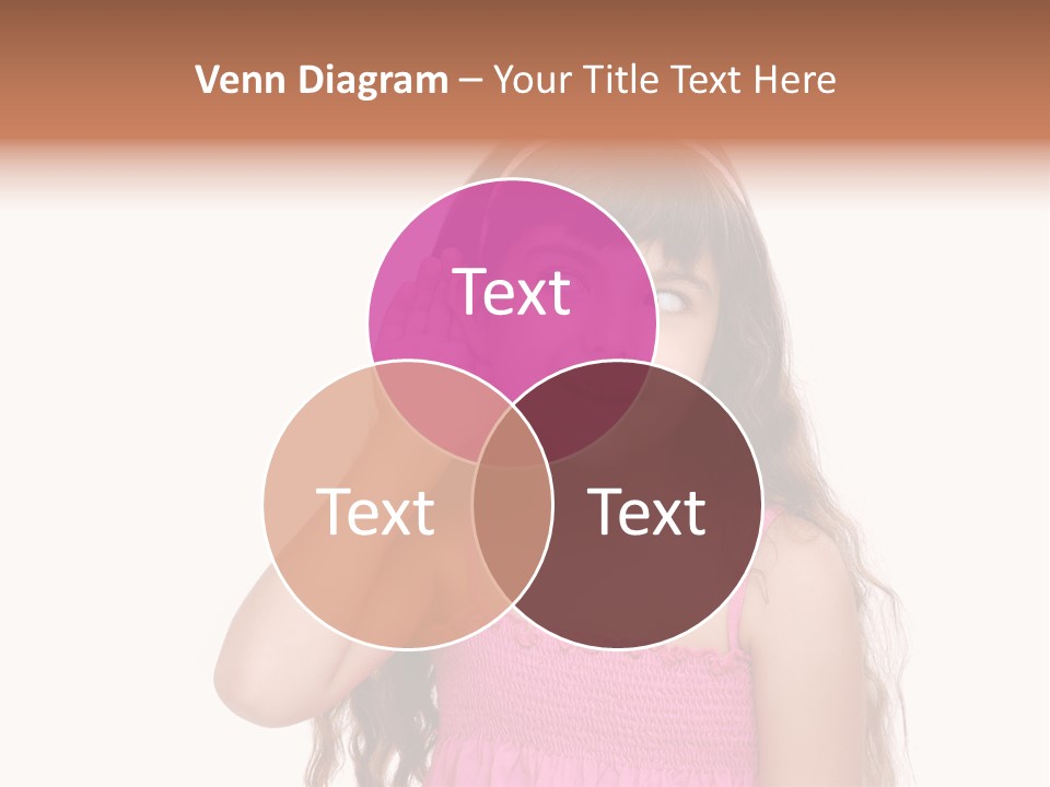 Casual Portrait Little PowerPoint Template