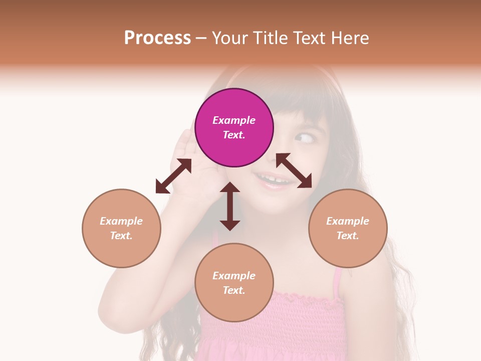 Casual Portrait Little PowerPoint Template