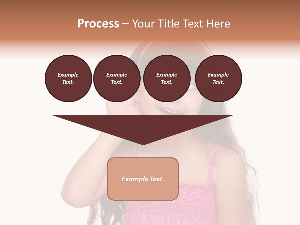 Casual Portrait Little PowerPoint Template