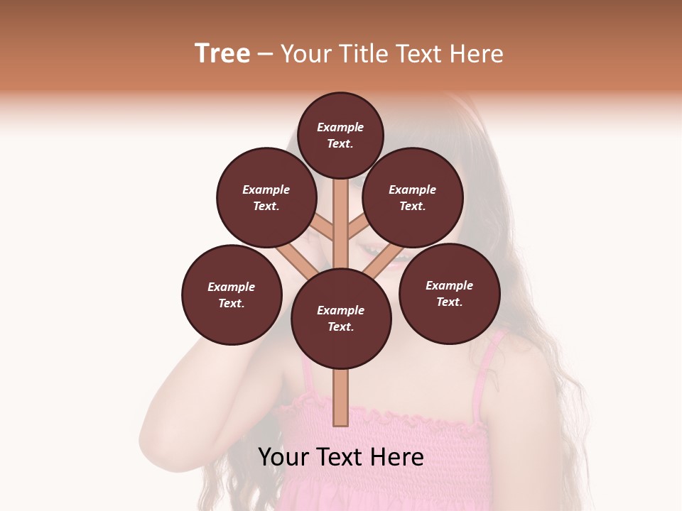 Casual Portrait Little PowerPoint Template