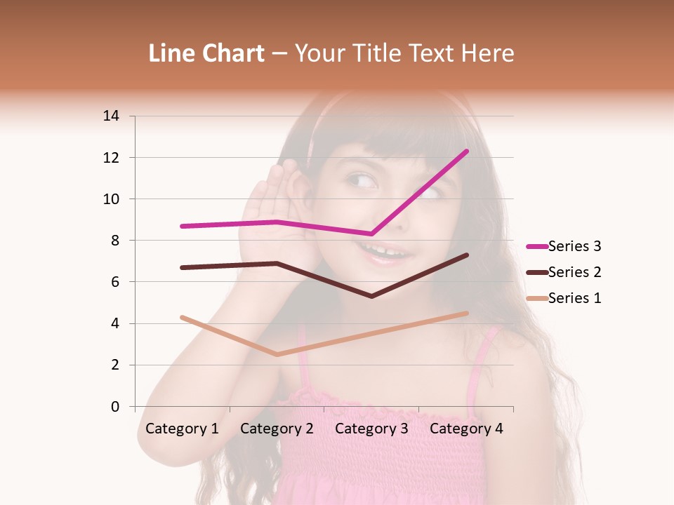 Casual Portrait Little PowerPoint Template