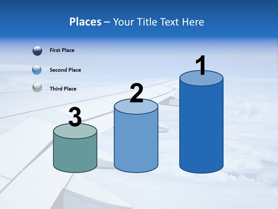 Airlines Nature Aircraft PowerPoint Template