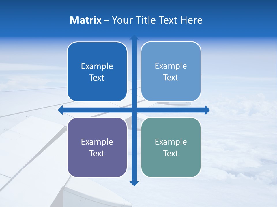 Airlines Nature Aircraft PowerPoint Template