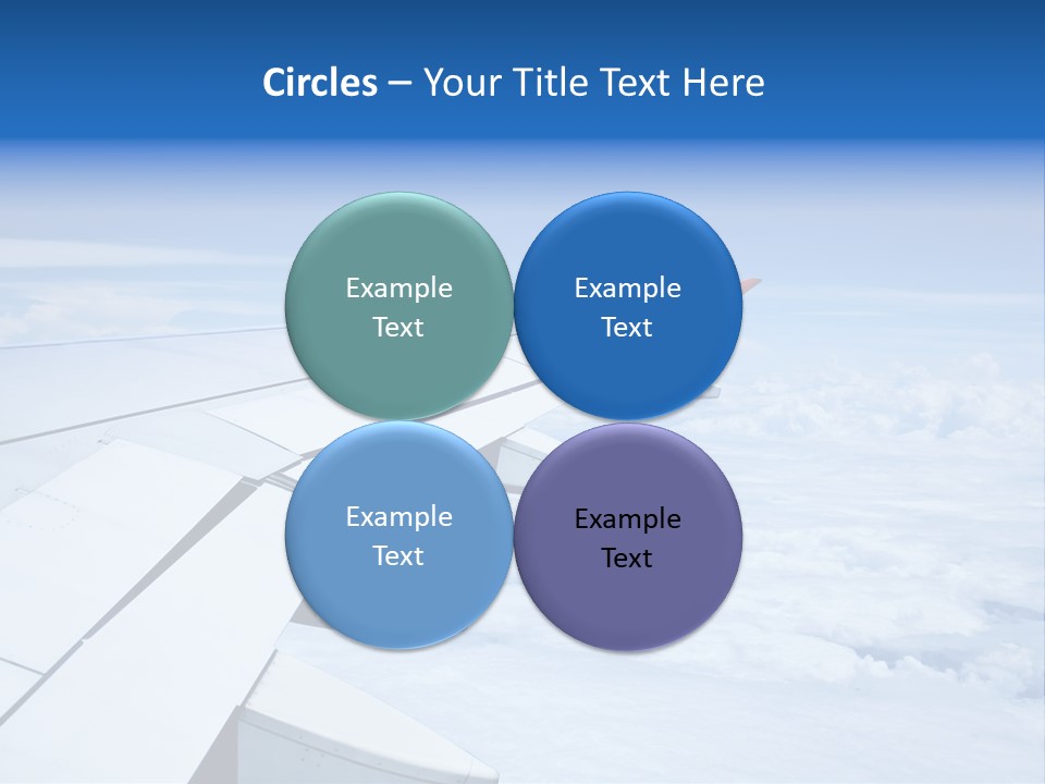 Airlines Nature Aircraft PowerPoint Template