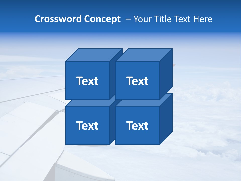 Airlines Nature Aircraft PowerPoint Template