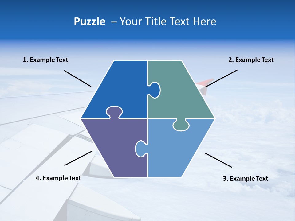 Airlines Nature Aircraft PowerPoint Template