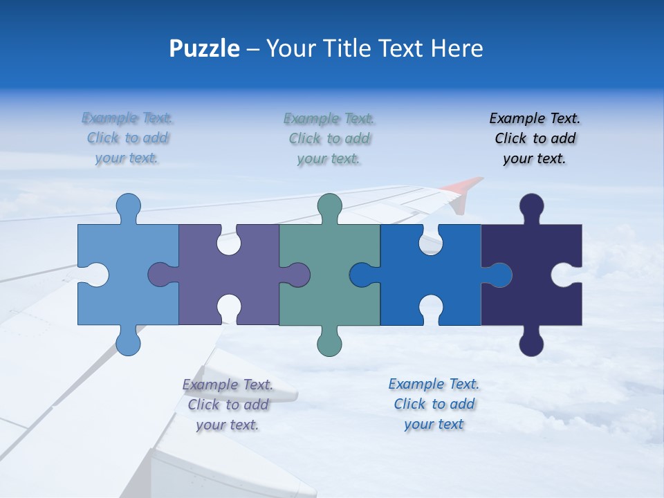 Airlines Nature Aircraft PowerPoint Template