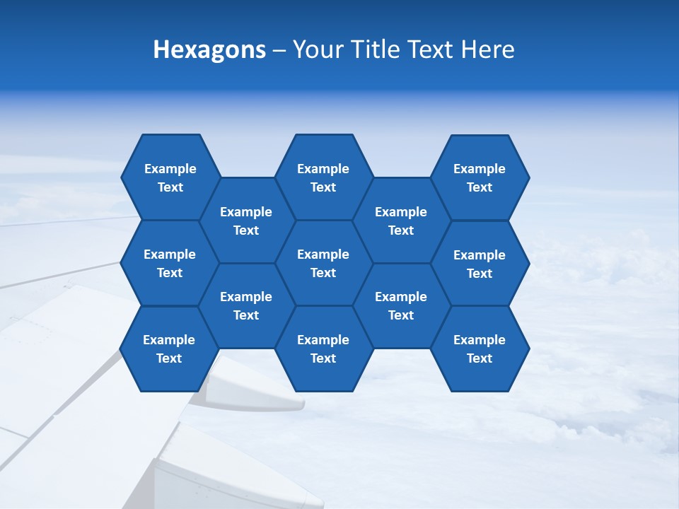 Airlines Nature Aircraft PowerPoint Template