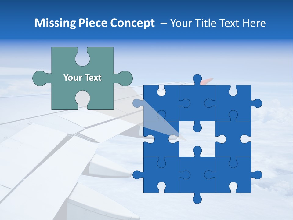 Airlines Nature Aircraft PowerPoint Template