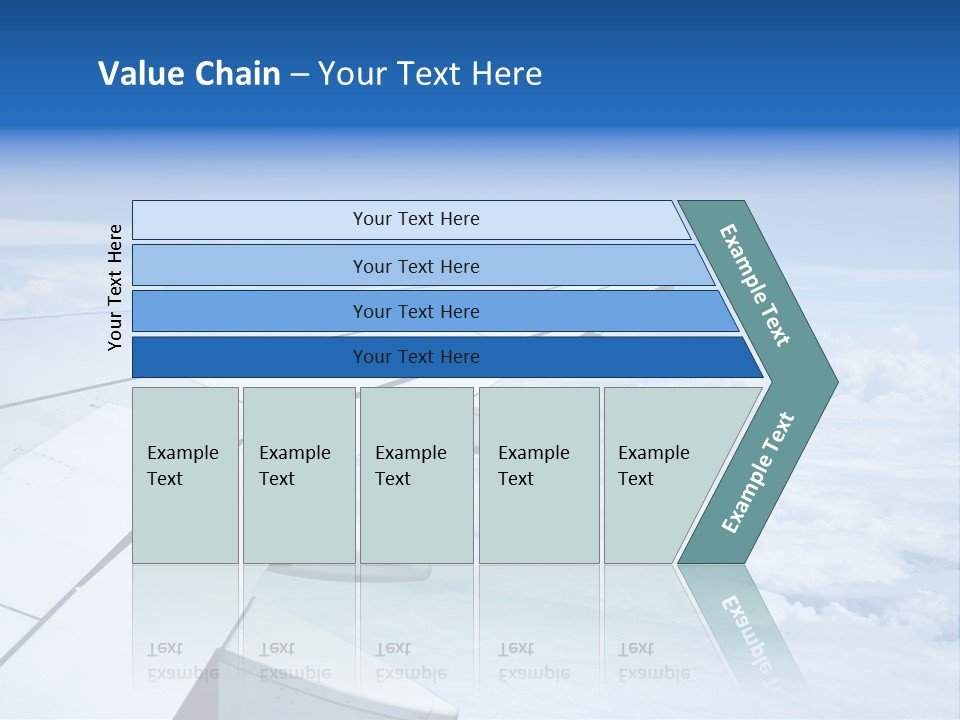 Airlines Nature Aircraft PowerPoint Template