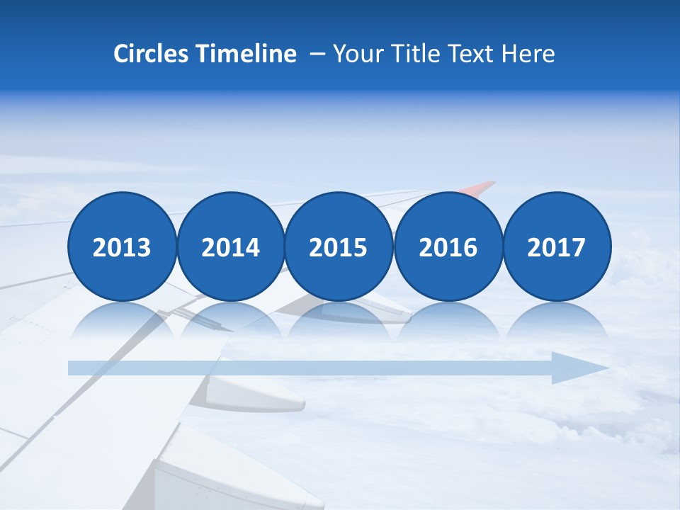 Airlines Nature Aircraft PowerPoint Template