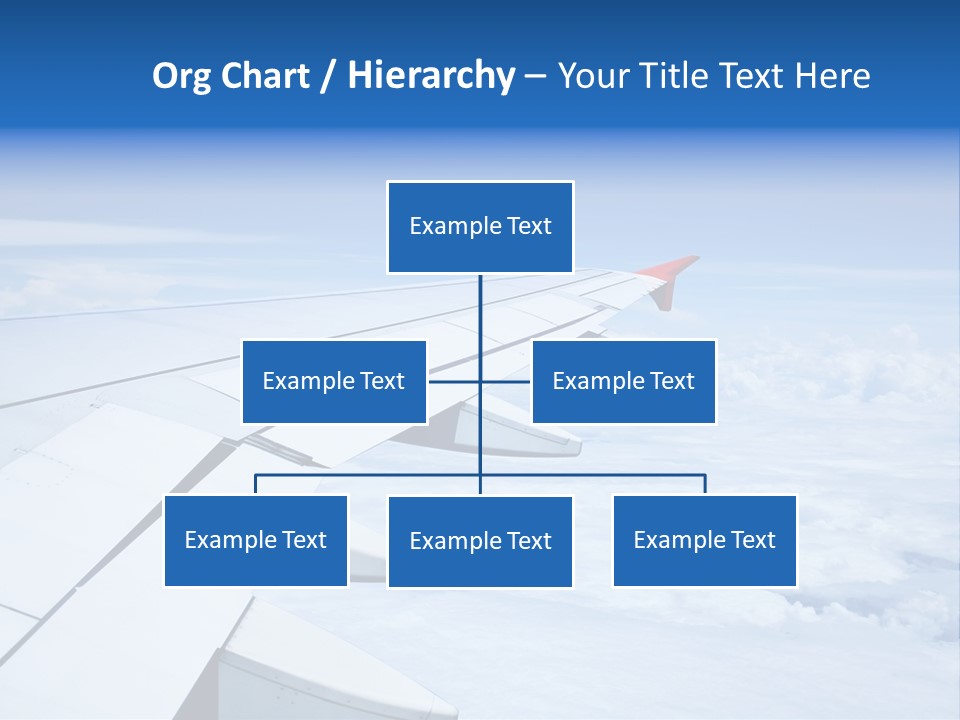 Airlines Nature Aircraft PowerPoint Template