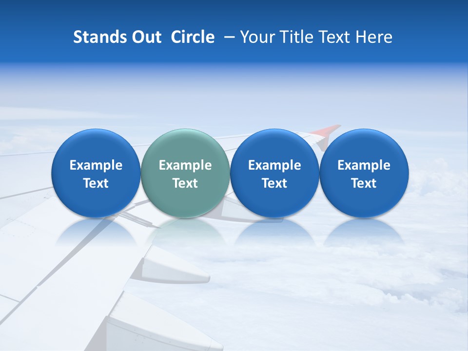 Airlines Nature Aircraft PowerPoint Template