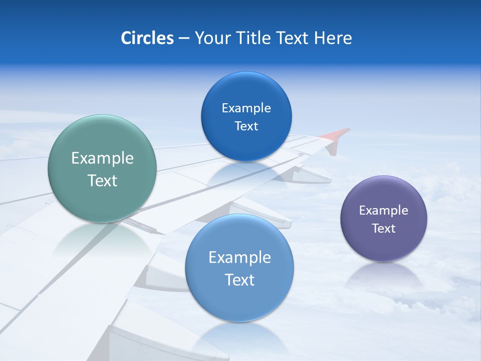 Airlines Nature Aircraft PowerPoint Template
