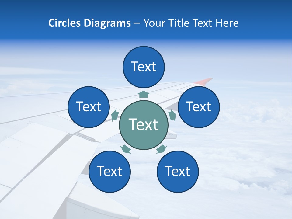 Airlines Nature Aircraft PowerPoint Template