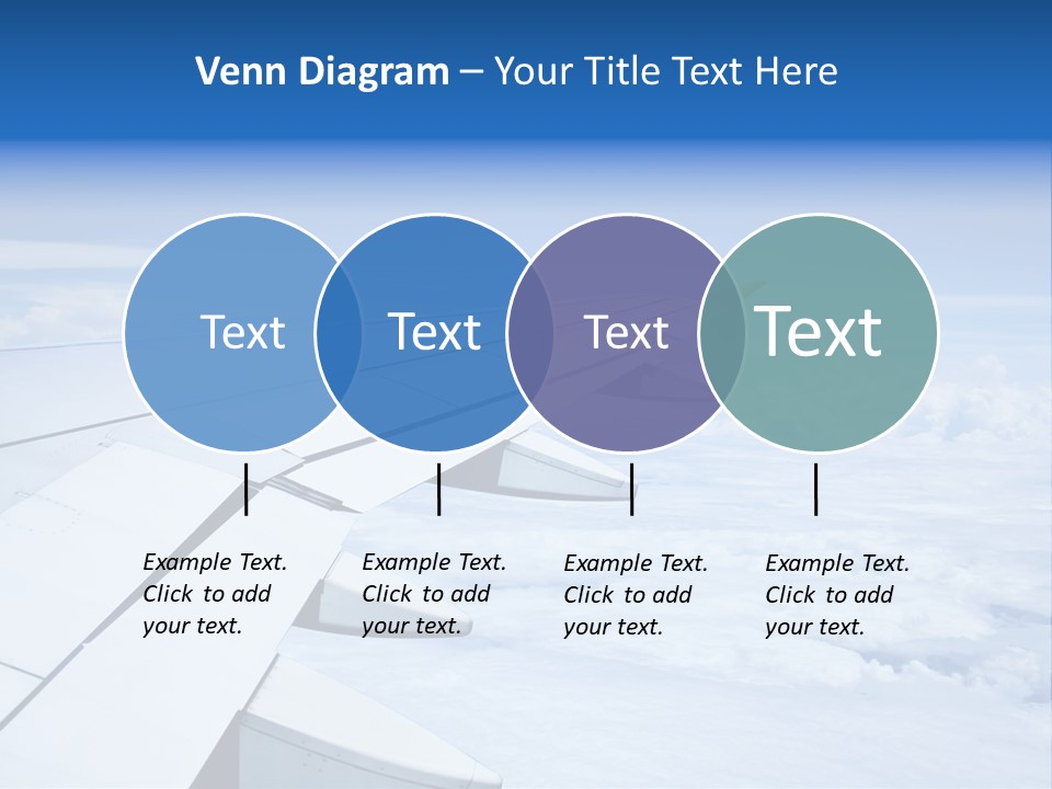 Airlines Nature Aircraft PowerPoint Template