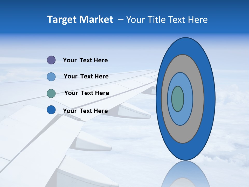 Airlines Nature Aircraft PowerPoint Template